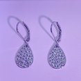 thumbnail image 2 of Dangle Earrings for Women,14K Gold Plated French Leverback Earrings,Hypoallergenic Lightweight Statement Hammer Square Bar Long Drop Earing for Women Trendy Jewelry, 2 of 6