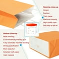 thumbnail image 5 of AZOWA Orange Gift Bags Large Kraft Paper Bags with Handles (10.2 L x 4.7 W x 12.5 H in, Orange, 25 Pcs, Vertical), 5 of 7