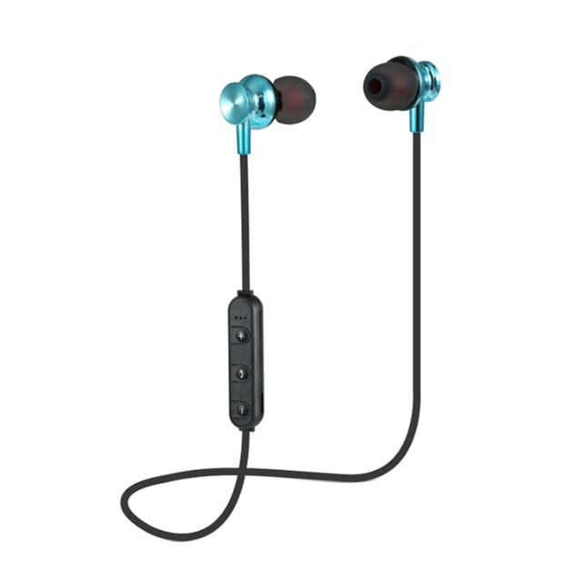 Auriculares Bluetooth 4.2: magnéticos/intraauriculares, sonido estéreo/alcance de 10 m, para deporte/teléfono/tableta