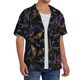 thumbnail image 2 of Fotbe Lavender Flowers Camisa Estampada de Manga Corta para Hombre, Casual de Verano, Estilo Playero, Sin Arrugas-Small, 2 of 5