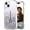 Black Cityscape, variant on Compatible with iPhone 14 Plus Case for Women Girls Clear Design Cute, Protector Girly Transparent Eiffel Tower Paris Cityscape Clouds Buildings Skyline City Tour