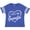 Football Blue and White, variant on I Love My Grandpa in White Chalk Heart Boys or Girls Toddler T-Shirt