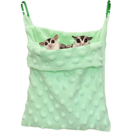 Hgudesign Sugar Glider Bonding Pouch Carrier Bag Sling Sp Bag with Adjustable Strap for Gliders Ferret Rat Hedgehog Hamster Small Pets (Yellow)