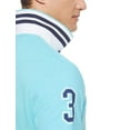 thumbnail image 3 of U.S. Polo Assn. Mens Slim Fit Short Sleeve Polo Shirt with Applique, Horizon Blue, Medium, 3 of 3