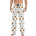 thumbnail image 4 of joogoo Men's Pajama Pants Basketball Football Baseball Soft Long Sleep Lounge Pjs Bottoms 2XL, 4 of 7