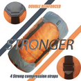 thumbnail image 3 of Frelaxy Compression Sack, Ultralight Sleeping Bag Stuff Sack Compression Stuff Sack - Space Saving Gear for Camping, Hiking, Backpacking (Orange, M), 3 of 3