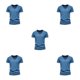 thumbnail image 2 of Qarigey Ropa africana cultural para entusiastas de la moda masculina, traje tradicional africano para hombres, ropa africana para hombres, azul Type2 NO2, 2 of 6