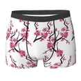 thumbnail image 6 of Men's Boxer Briefs, Retro berry blossoms Soft Comfy Mens Underwear Boxer Briefs Breathable With Widen Waist, 6 of 7
