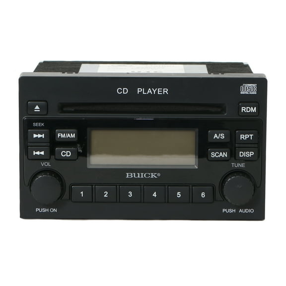 Restored Buick Radio AM FM Singe Disc CD Player 5490755 - Option Code U1C (Refurbished)