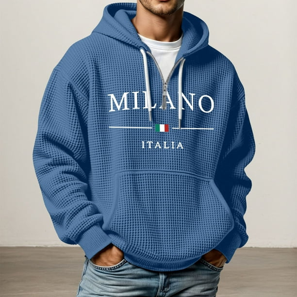 WILLBEST Sudadera con Capucha para Hombre, Suave y Cómoda, para Uso Informal Al Aire Libre y Actividades Deportivas XGrande