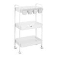 thumbnail image 1 of Carrito Organizador De Acero Multifunción Con Ruedas Blanco, 1 of 3