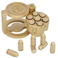 thumbnail image 1 of Juego de dados CZYY Metal Polyhedral Bullet 7 con contenedor para revólver, 1 of 7