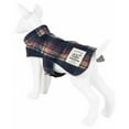 thumbnail image 4 of Touchdog ® 2-In-1 Tartan Plaid Dog Jacket and Matching Reversible Dog Mat, 4 of 7