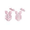 thumbnail image 2 of BemeyourBBs Newborn Baby Girl Boy Football Golf Baseball Outfit Cute Infant Spring Summer Clothes Bubble Rompers Flying Sleeve Soccer Ball Embroidery Cute Ruffle Jumpsuit Playsuit Headband, 2 of 9