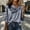 Gray, variant on Satin Twist Knot V Neck Blouse for Women Elegant Long Sleeve Ruched Silky Dressy Shirt Loose Work Office Pullover Tops