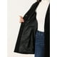 thumbnail image 5 of Abrigo para Mujer con Solapa y Botones Abrigo de Invierno Negro M, 5 of 5