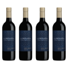 Luminara Alcohol-Removed Red Blend – Premium Non-Alcoholic Red Wine from Napa Valley – 750ml Bottle - 4 Pack