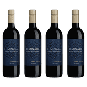 Luminara Alcohol-Removed Red Blend – Premium Non-Alcoholic Red Wine from Napa Valley – 750ml Bottle - 4 Pack