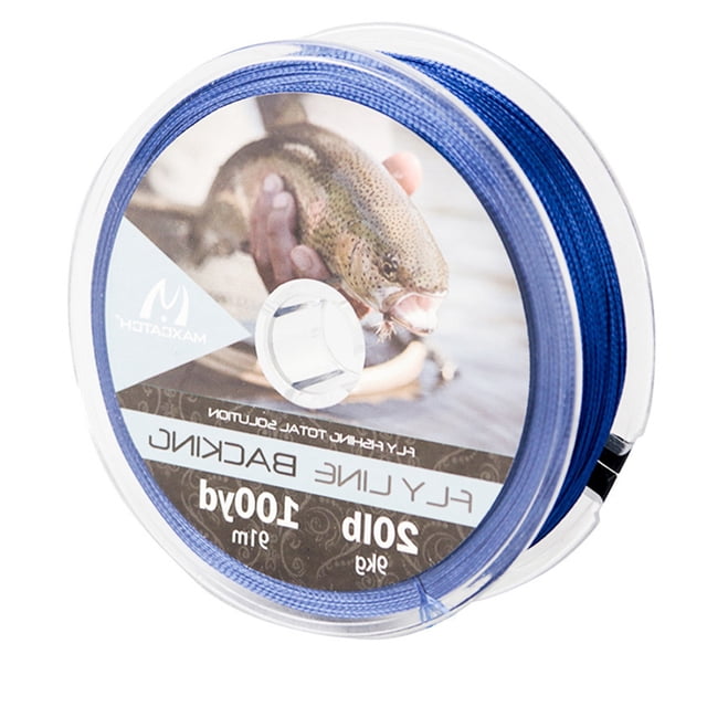 Braided Backing Line Fly Fishing Line 20/30LB 50/100/300Yards Multi Color Fly Line Deep Blue 20LB 100YARD
