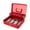 Red, variant on OUTGOO Cash Box with Money Tray and Lock, Metal Money Box for Cash, Key Lock Safe Box, Money Saving Organizer, 11.8" x 9.4" x 3.5", 4 Bill 5 Coin Slots