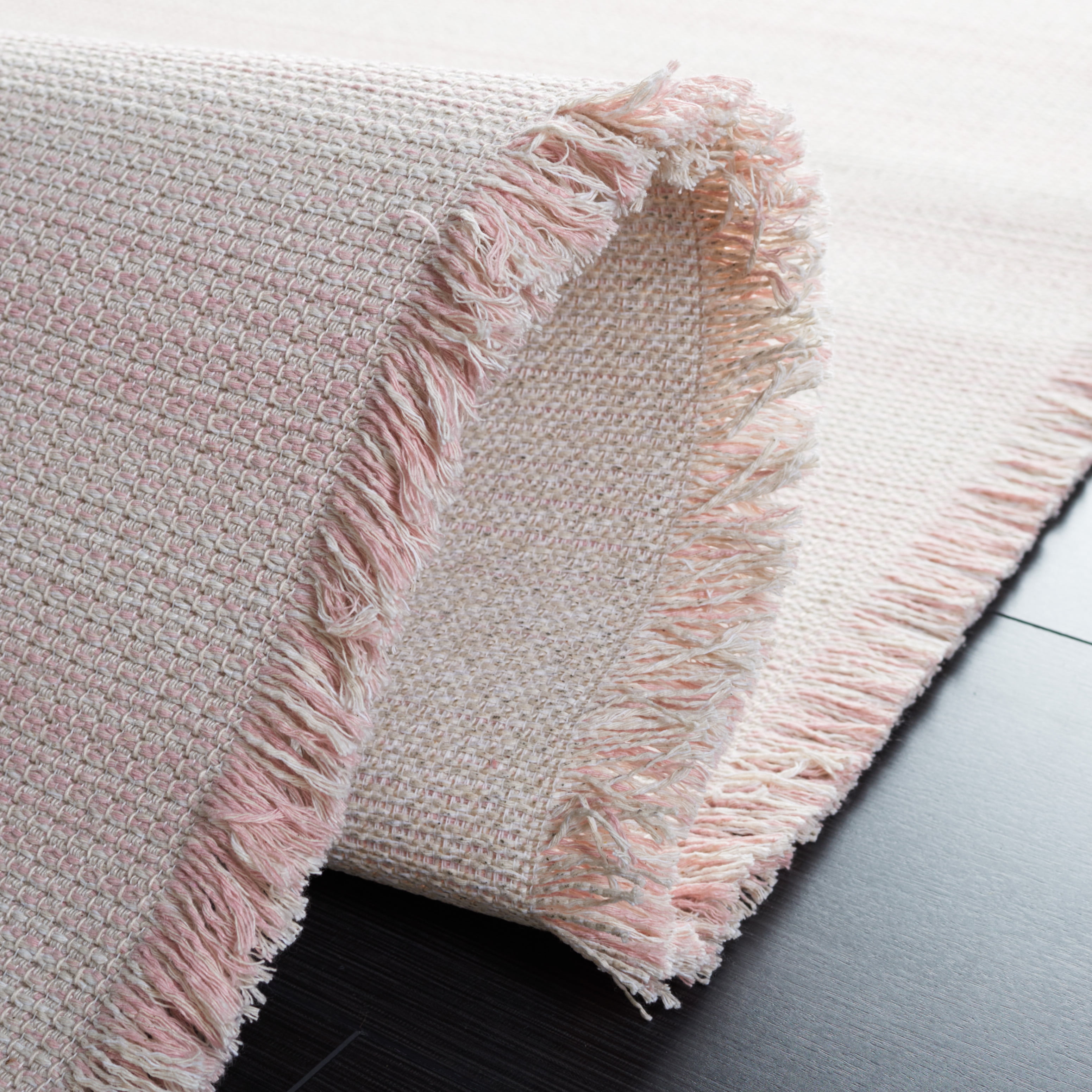 SAFAVIEH Augustine Thornton Striped Area Rug, Ivory/Pink, 5' x 7'7"