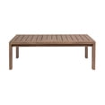 thumbnail image 2 of Benjara Sol 52" Outdoor Coffee Table- Slatted Top- Weathered Eucalyptus Wood, 2 of 5