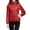 *Red, variant on ClodeEU Lightweight Hooded Padded Coat For Women, Long Sleeve Zip Up Puffer Jacket with Pockets White,Womens Plus XL