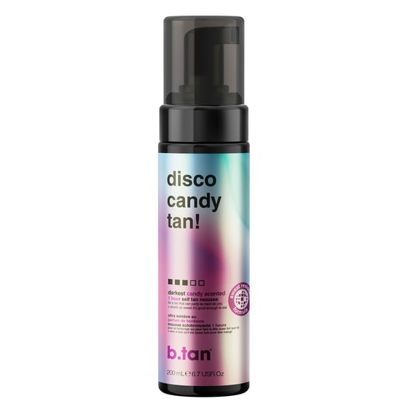 b.tan disco candy tan - self tan mousse, 6.7 fl oz