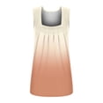 thumbnail image 3 of Birdeem T-Shirt Ample Confortable Sans Manches à Encolure Carrée Uni pour Femmes, Blouse Décontractée, Hauts, 3 of 7