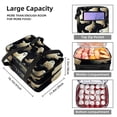 thumbnail image 3 of Halloween Double Layered Insulated Lunch Bag with Two Compartments, Large Capacity, Handheld Meal Bag - 7.1x11.4x16.1 inches, 3 of 6