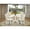 Linen White, variant on East West Furniture DMAB5-LWH-02 5 Piece Modern Dining Table Set Contains 1 Drop Leaves Dining Table and 4 Light Beige Linen Fabric Dining Room Chairs with High Back - Linen White Finish