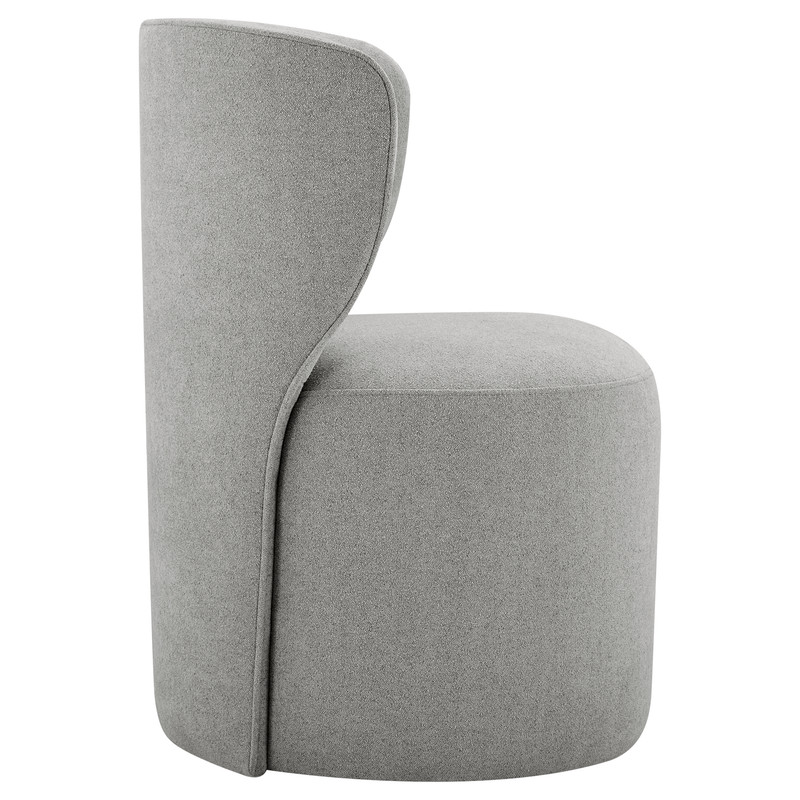 Spruce & Spring Luckett Upholstered Caster Dining Chair Indoor Fabric Dining Chair