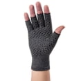 thumbnail image 1 of Guantes protectores de compresión de medio dedo para dispensar, cuidar las articulaciones, hacer ejercicio, rehabilitación, fitness, ciclismo, 1 of 6