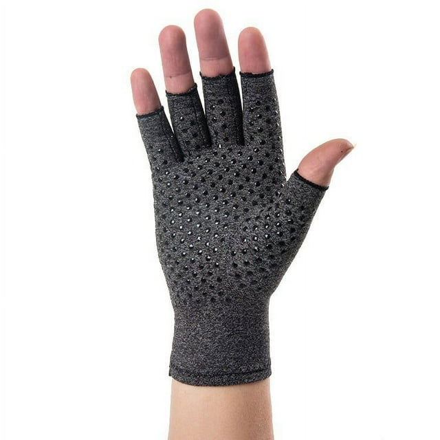 Guantes protectores de compresión de medio dedo para dispensar, cuidar las articulaciones, hacer ejercicio, rehabilitación, fitness, ciclismo