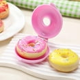 thumbnail image 4 of Pink Round Donut Cake Pop Mold Plastic Cake Pop Press Molds Shapes 3.46 Inch Large Circle Mold for Donut Bagel Making, 4 of 7