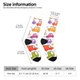 thumbnail image 2 of Vsdgher Doodle Cars Crew Socks for Men & Women, Breathable Casual Athletic Ankle Socks, 2 of 6