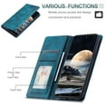 thumbnail image 4 of TECH CIRCLE Case For Galaxy S20 Ultra Case, Slim PU Leather Flip Folio Case Card Holders Kickstand Magnetic Shockproof Protective TPU Inner Wallet Cover for Samsung Galaxy S20 Ultra 6.9" 2020,Green, 4 of 7