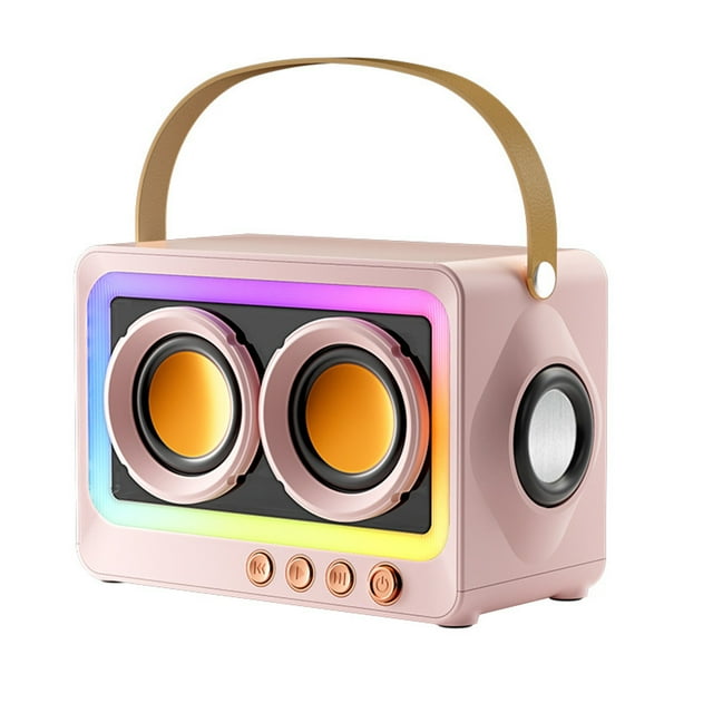 Birdeem 360 Degree Stereo Sound Effect Ultra Long Battery Life Cool Rgb Lighting Support Series Mirror Transparent Screen 5.3 Bluetooth Sound System