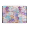 thumbnail image 5 of Yayeee Area Rugs for Living Room 6.7'x4.8' Non Slip Washable Bedroom Floor Carpet, Watercolor Marble Pattern, 5 of 5