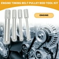 thumbnail image 2 of Engine Timing Belt Pulley Rod Tool Kit for Peugeot 1.4 and 1.6 HDI Metal Silver Tone 1 Set, 2 of 6