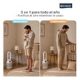 thumbnail image 3 of Ventilador Calentador Purificador 3 En 1 67cm Esquimal Color Blanco, 3 of 8