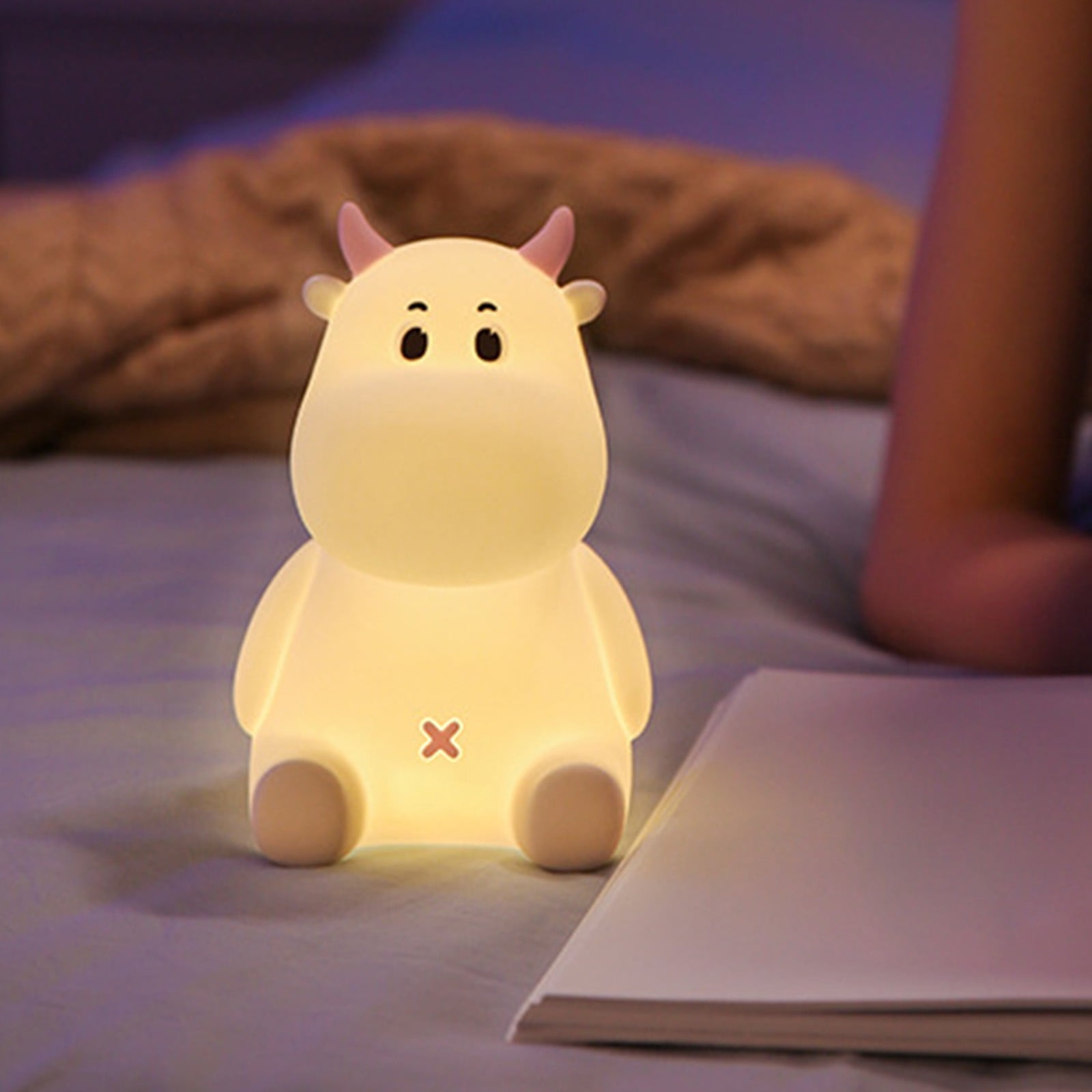 Pink Pink Silicone Night Light In Egg Design For Kids Room Or Nursing Soft Light For Nighttime Feeding And Safety