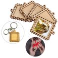 thumbnail image 4 of Modèle en Bois de Cadre Photo de Mode, Base de Cadre Photo en Bois, Forme Rectangulaire Durable Conception Simple Solide pour les Articles Décoratifs Porte-Clés, 4 of 8