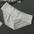 thumbnail image 4 of Sngxgn Men’s Boxer Briefs, Stretch Underwear Fit Low Rise(White,XXL), 4 of 4