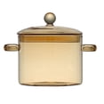 thumbnail image 3 of Olla de Vidrio Strade Fareast Limited con Tapa 1300ml Marrón Claro, 3 of 8
