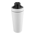 thumbnail image 2 of Taza de agua aislada deportiva 750 ml Taza de agua aislada de acero inoxidable con boca roscada de doble capa para viajes de gimnasio Blanco, 2 of 14