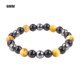 thumbnail image 4 of Minnieouse Exquisita joyería de cuentas de piedras preciosas naturales para Mujeres Hombres de cristal curativo ecológica Ropa, zapatos y accesorios Miscelánea Ojo de tigre de 6MM + negro, 4 of 6