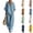 09# Sky Blue, variant on Cotton Linen Sets for Women 2 Piece Batwing Sleeve V Neck Shirts and Wide Leg Pants Set Casual Outfit,Khaki XXL
