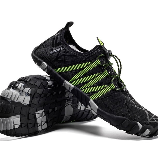 Zapatos de agua para hombres y mujeres, calcetines acuáticos sin cordones para nadar, navegar, bucear, surfear