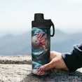 thumbnail image 7 of Fotbe Bubbles Axolotl Fantasy Pattern 18 Oz Sports Insulated Kettle Vacuum Cup Stainless Steel Travel Mug Cup Thermal Flask,Insulated Kettle for Cycling Gym Basketball Outdoor, 7 of 7